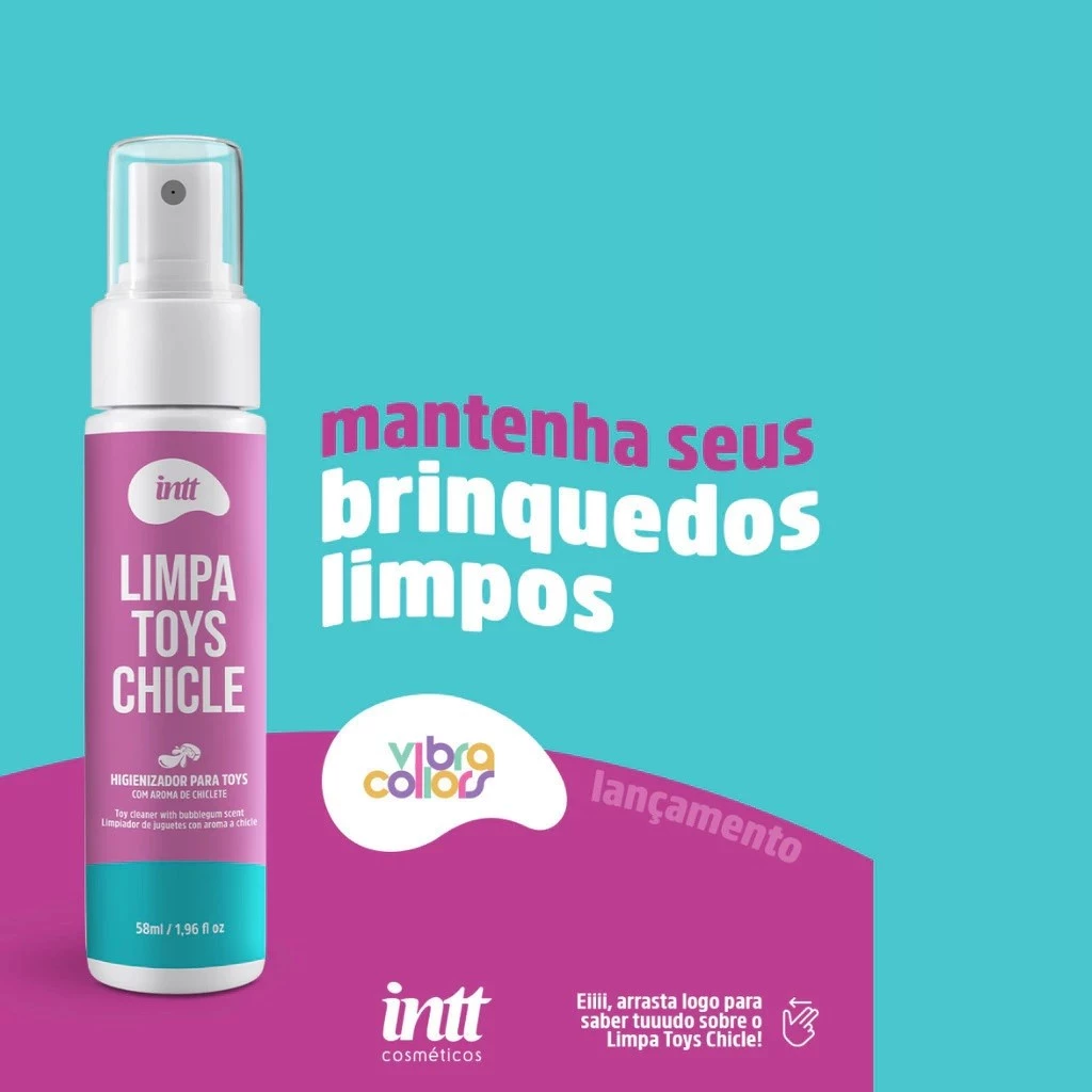 Limpa Toys Higienizador Chicle 58ml