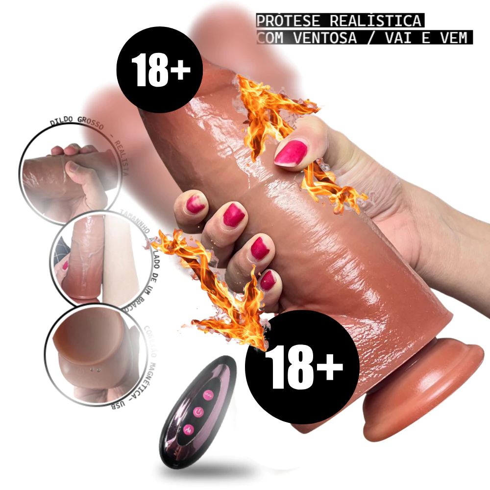 Prótese Peniana Realística Cyberskin Miess Original - Entrega Discreta